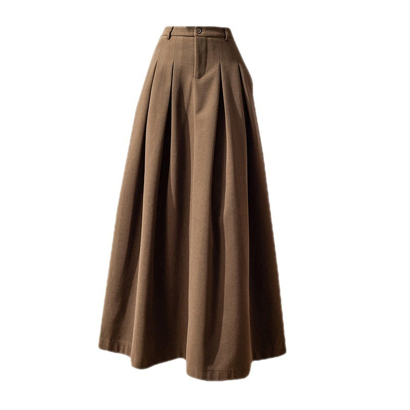 Women's High Waist Long Large Swing Skirt A- Line Skirt