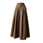 Women's High Waist Long Large Swing Skirt A- Line Skirt