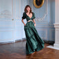 Women's Multi-section Diamond Beads Stitching Elegant Dress
