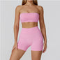 Women’s Seamless Sports Set – Bra, Shorts, Pants