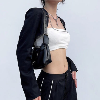 Women's Fashion Chain Vest Blazer Top