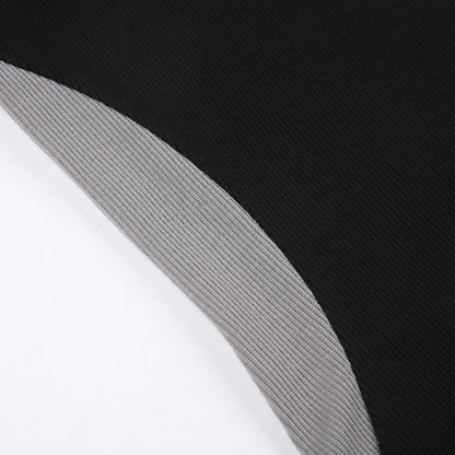 Sleeve Zipper Bag Hip Slim Dress Woman