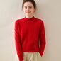 Woolen Sweater Simple Loose Pullover Long Sleeve Bottoming Shirt