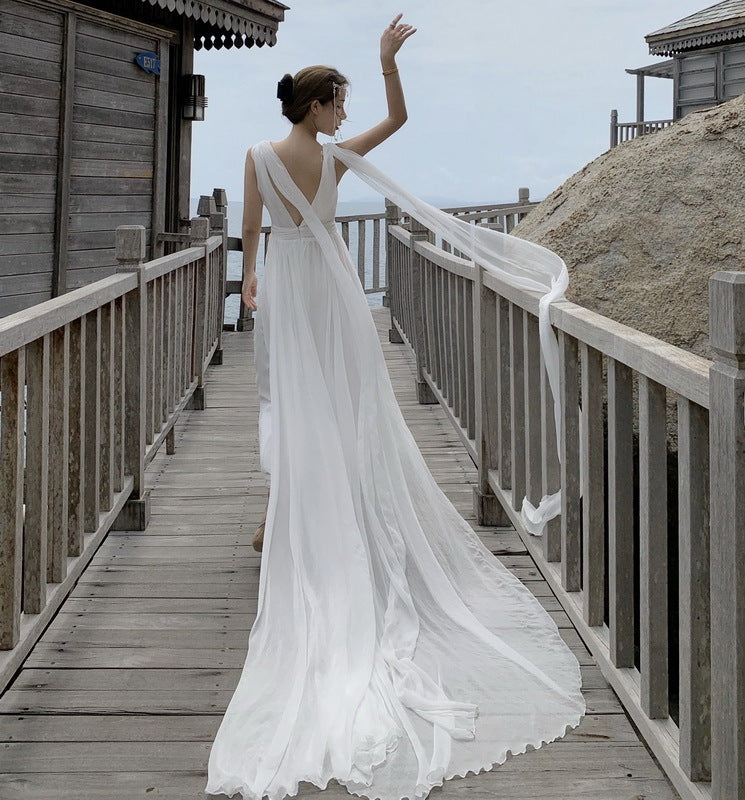 Super Fairy Seaside Travel Elegant Beach Dress