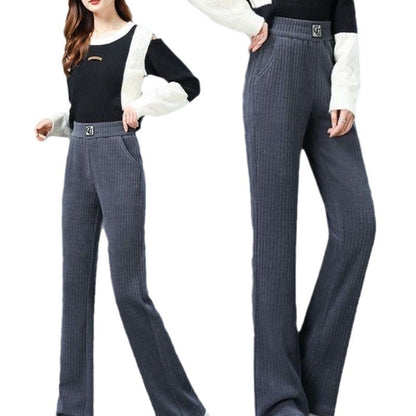 Women's Wide-leg Pants Fallwinter High Waist Drooping