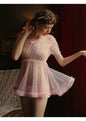 Sheer gauze skirt
