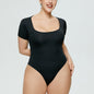 European And American Sexy Siamese Fit Hot Girl Women's Outer Wear Pure Color Tight Jumpsuit