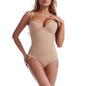 Large Size Fat Woman Side Zipper-breasted One-piece Abdomen And Hips Body Shaper
