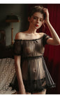 Sheer gauze skirt