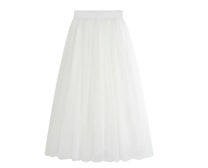 Mesh half length skirt Spring and summer Korean skirt Tutu skirt