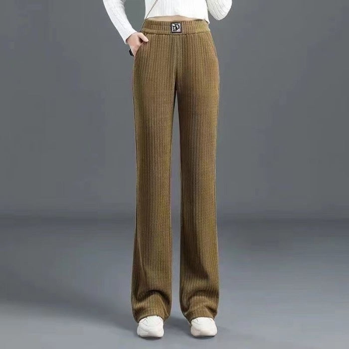 Women's Wide-leg Pants Fallwinter High Waist Drooping