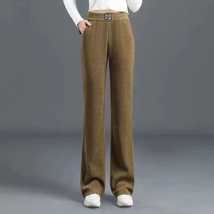 Women's Wide-leg Pants Fallwinter High Waist Drooping