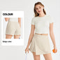 Fake Two-piece Sports Shorts Women's Outer Wear Slimming Anti-emptied Outdoor Mountaineering Front Skirt Rear Pants