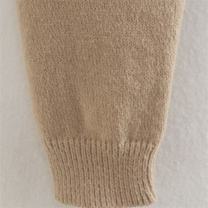 Long Sleeve Pullover Round Neck Sweater Top