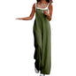 Women’s Solid Color Casual Jumpsuit – Sleeveless Summer Romper with Pockets, Lightweight One-Piece Outfit for Spring & Summer