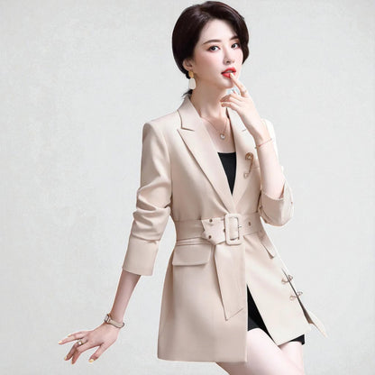 Women’s Modern Business Blazer – Long Sleeve Office Suit Coat