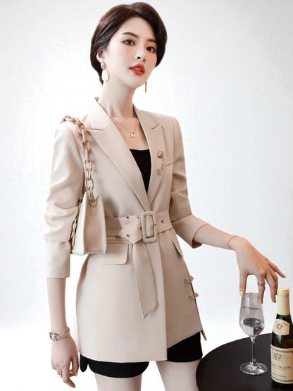 Women’s Modern Business Blazer – Long Sleeve Office Suit Coat