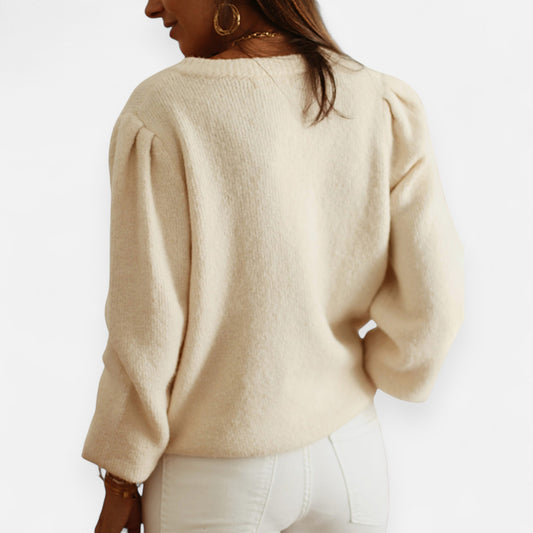 Elegant Women’s Knit Cardigan – Button Down Sweater for Fall & Spring