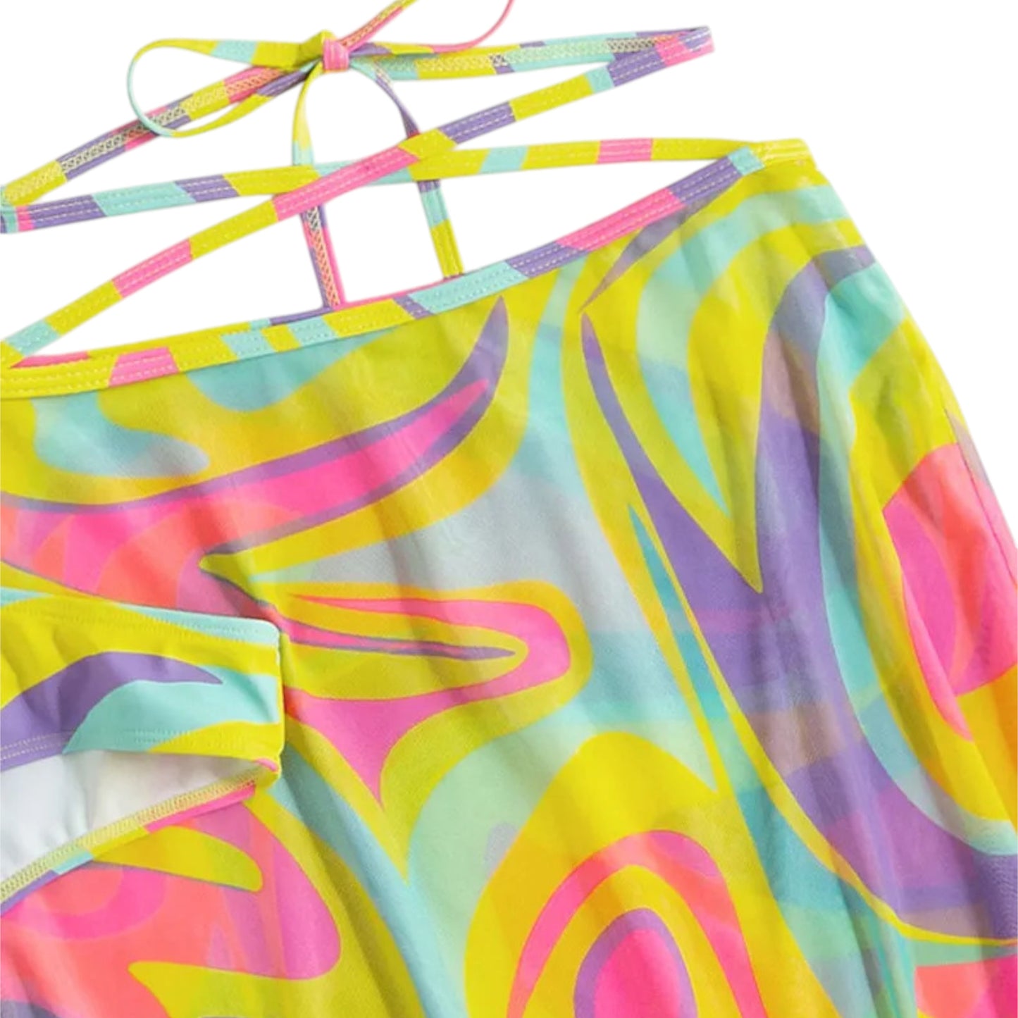 Women’s Summer Beachwear – Bikini with Mini Skirt
