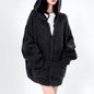 Women’s Casual Korean Style Open Front Cardigan – Cozy Long Sleeve Knit Sweater