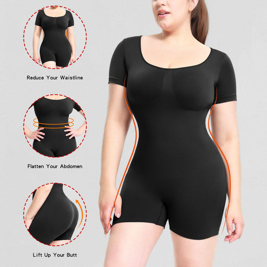 Seamless Women’s Shaping Jumpsuit – Slim Fit, Waist Trainer, Butt Lifter Bodysuit