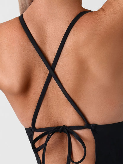 Women’s High Elastic Swimsuit – Sexy Poolside One Piece