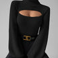 Women’s Casual Hollow Out Sweater – Lightweight Viscose Knit