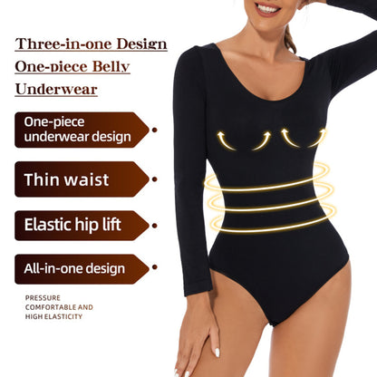 Women’s Seamless One-Piece Corset Bodysuit – Shaping & Slimming Fit