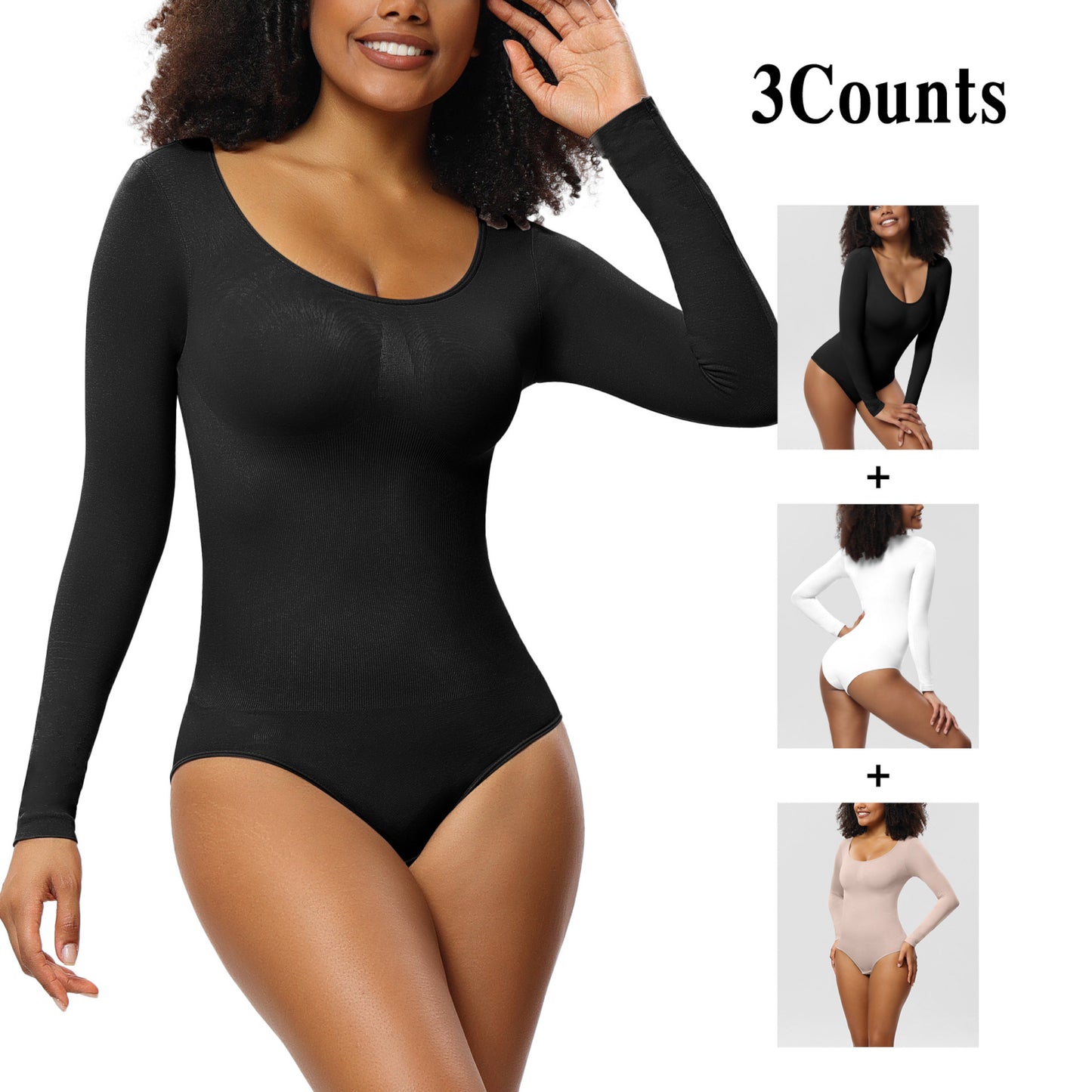 Women’s Seamless One-Piece Corset Bodysuit – Shaping & Slimming Fit