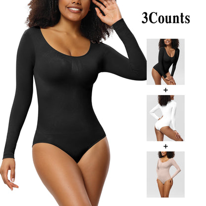 Women’s Seamless One-Piece Corset Bodysuit – Shaping & Slimming Fit
