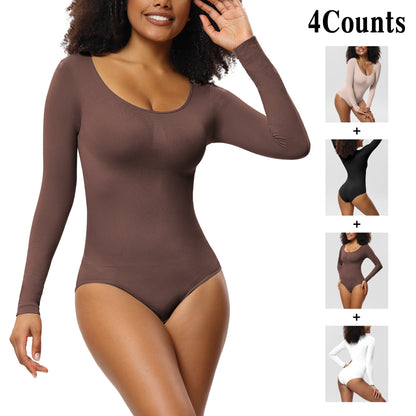 Women’s Seamless One-Piece Corset Bodysuit – Shaping & Slimming Fit
