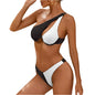 Women's Brazilian Bikini Set – Cheeky Cutout Underwire One Shoulder Swimsuit