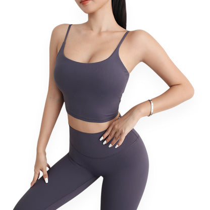 Yoga Fitness Spaghetti Strap Tank Top for Women – Lightweight, Breathable Workout Cami for Gym, Running & Pilates