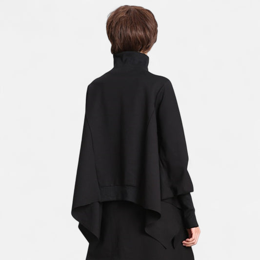 Women’s Oversized Batwing Sleeve Sweater – Loose Fit Cotton Pullover