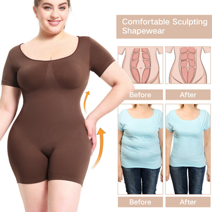 Seamless Women’s Shaping Jumpsuit – Slim Fit, Waist Trainer, Butt Lifter Bodysuit