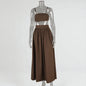 Stylish Women’s Crop Top and Skirt Matching Set – Summer Wear