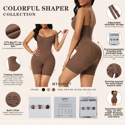 Seamless Slimming Bodysuit for Women | Tummy Control Shapewear with Chest Support & Hip Lift
