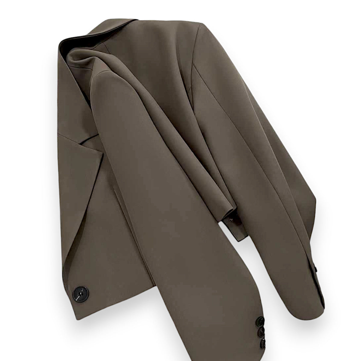 Women’s Cropped Business Casual Blazer – Oversized Office Suit Jacket for Work & Evening