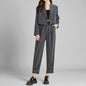 Women’s Classic Blazer & Trousers Set – Elegant Business Two-Piece Outfit