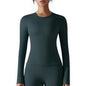 Women’s Breathable Nylon Spandex Active Top – Stretchy Pullover Sports Shirt for Running, Cycling & Fitness