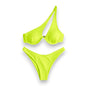 Women's Brazilian Bikini Set – Cheeky Cutout Underwire One Shoulder Swimsuit