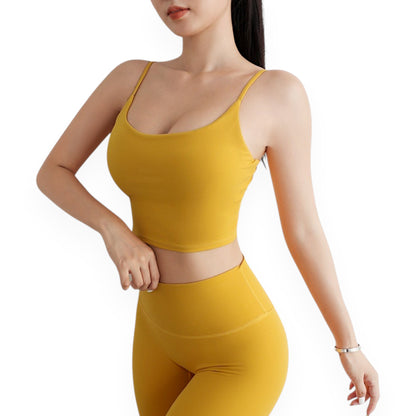 Yoga Fitness Spaghetti Strap Tank Top for Women – Lightweight, Breathable Workout Cami for Gym, Running & Pilates