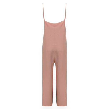 Women’s Solid Color Casual Jumpsuit – Sleeveless Summer Romper with Pockets, Lightweight One-Piece Outfit for Spring & Summer