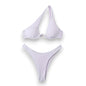 Women's Brazilian Bikini Set – Cheeky Cutout Underwire One Shoulder Swimsuit