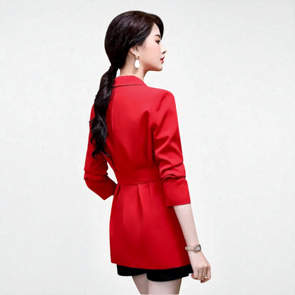 Women’s Modern Business Blazer – Long Sleeve Office Suit Coat