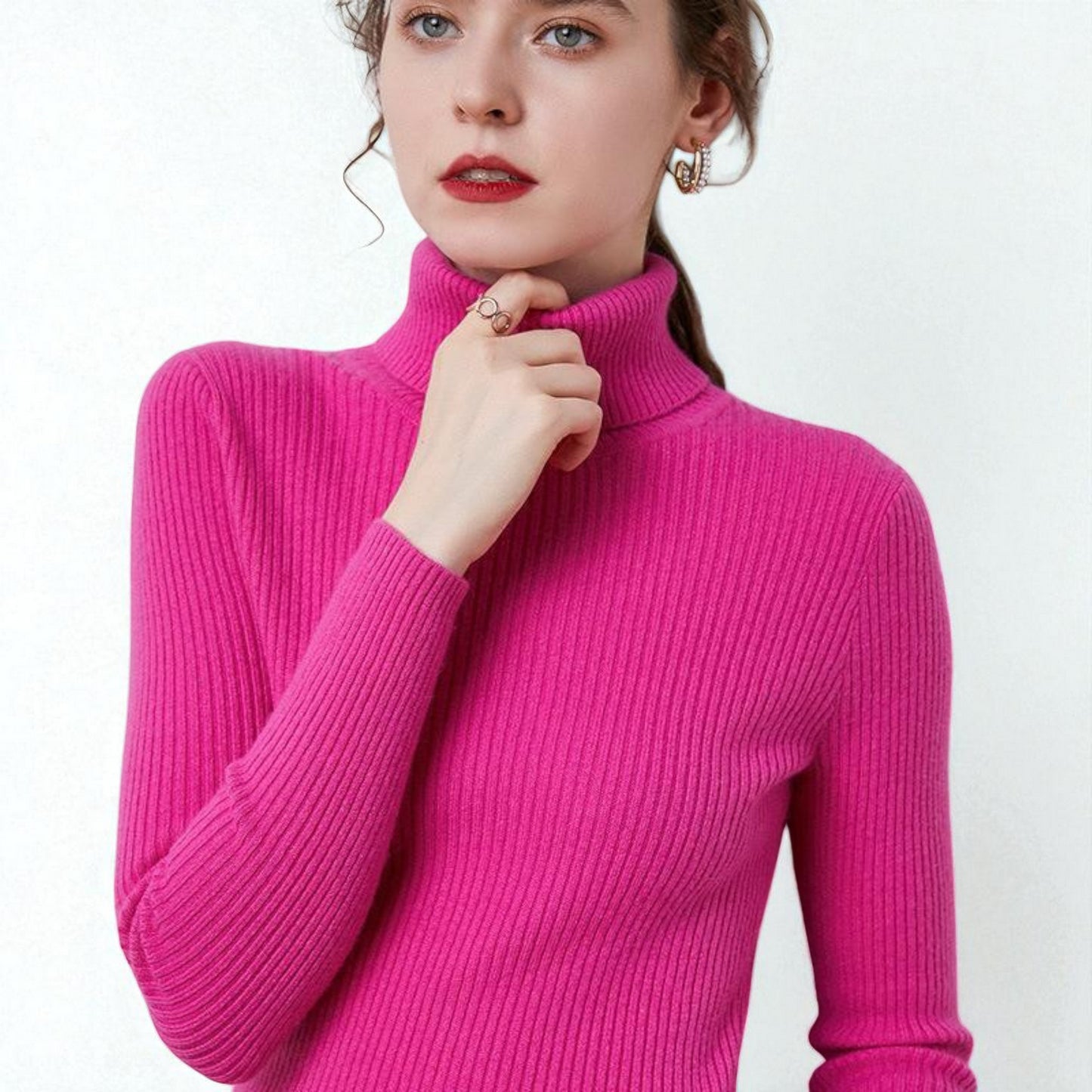 Women’s Stylish Slim Pullover Sweater – Cozy Daily Outfit