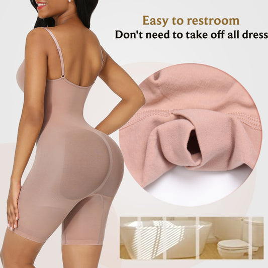 Seamless Slimming Bodysuit for Women | Tummy Control Shapewear with Chest Support & Hip Lift