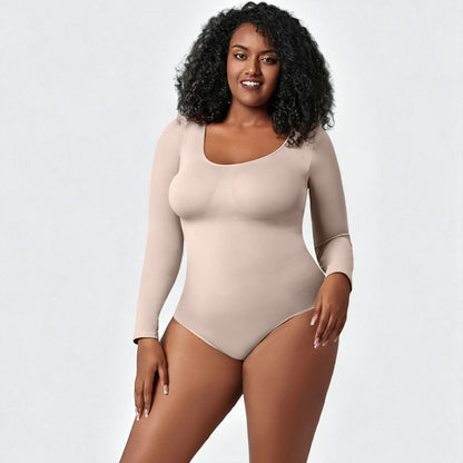 Women’s Seamless One-Piece Corset Bodysuit – Shaping & Slimming Fit