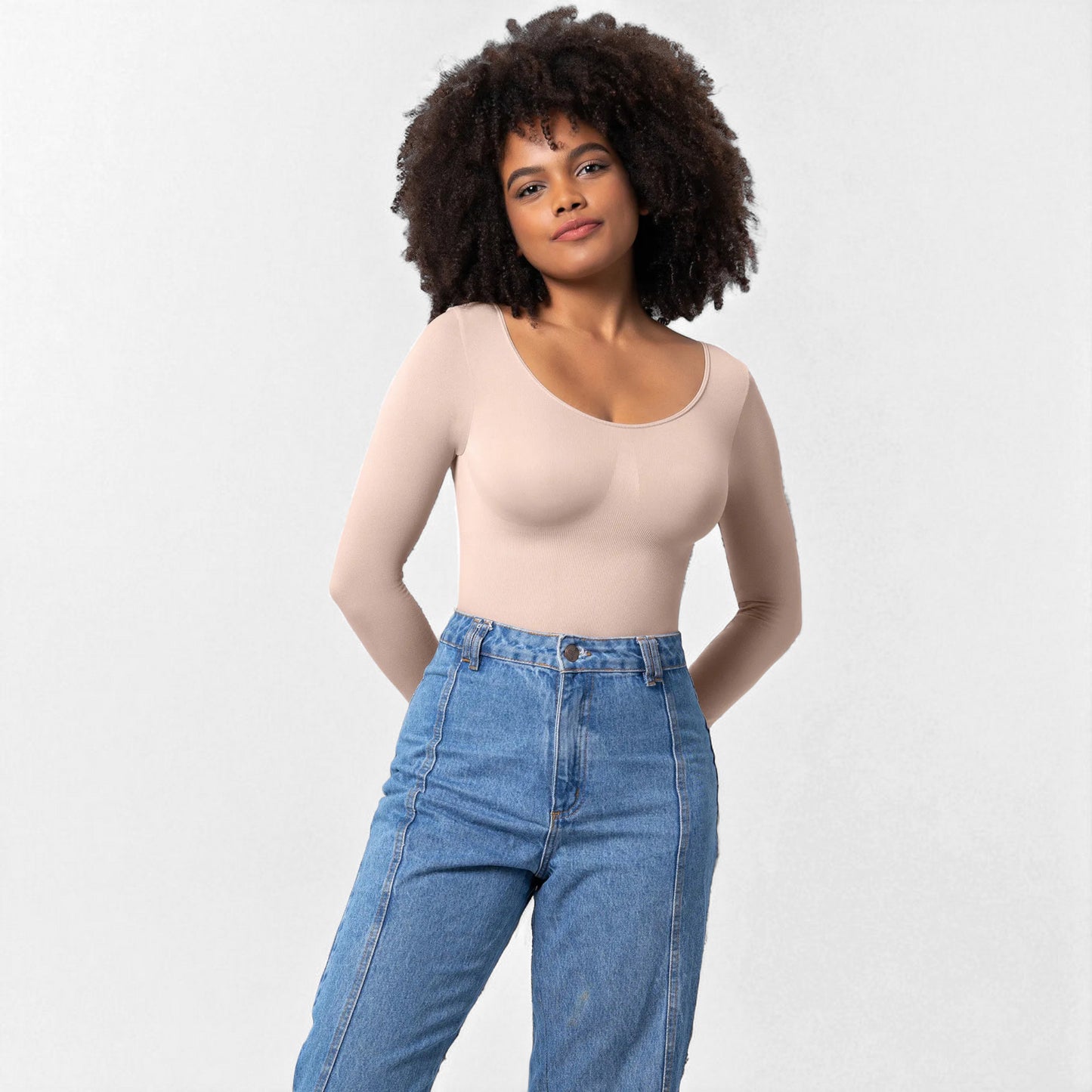 Women’s Seamless One-Piece Corset Bodysuit – Shaping & Slimming Fit