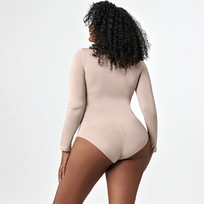 Women’s Seamless One-Piece Corset Bodysuit – Shaping & Slimming Fit